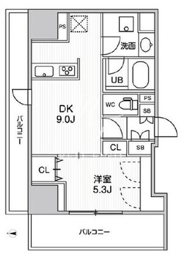 エスタート入谷2 1402 間取り図
