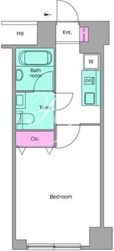 レジディア桜上水 304 間取り図