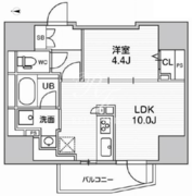 エスタート入谷1 1401 間取り図 ?>