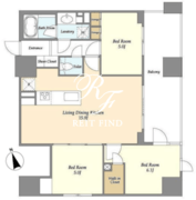 KDXレジデンス八丁堀 1004 間取り図