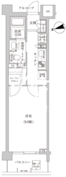 コンフォリア目黒青葉台 123 間取り図