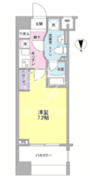 メインステージ白金高輪駅前 305 間取り図