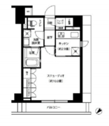 グランスイート銀座レスティモナーク 1301 間取り図