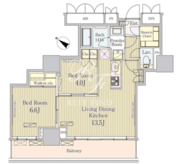 パークアクシス御茶ノ水 1202 間取り図