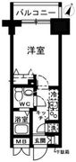 レジディア日本橋人形町2 410 間取り図