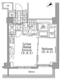 ワンルーフフラット月島 211 間取り図