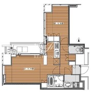ホワイトタワー浜松町 2002 間取り図