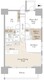ライトテラス新宿御苑 1705 間取り図