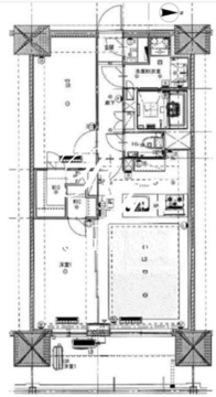 ライトテラス新宿御苑 1404 間取り図