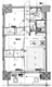 ライトテラス新宿御苑 1703 間取り図