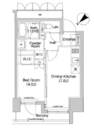 コンフォリア東池袋イースト 804 間取り図
