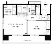 パークキューブ浅草田原町 208 間取り図