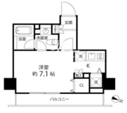 麻布十番レジデンス 502 間取り図