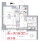 クレヴィスタ高田馬場 505 間取り図