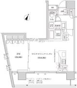 パークハビオ渋谷本町レジデンス 815 間取り図