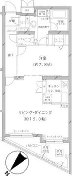 ＭＦＰＲコート代官山 105 間取り図