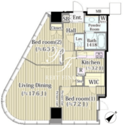 マイタワーレジデンス 1109 間取り図