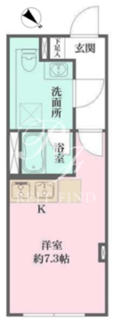 フィーカ大井町 103 間取り図