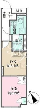 フィーカ大井町 312 間取り図