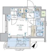ＳＳ．ＦＬＡＴ北品川 1203 間取り図 ?>