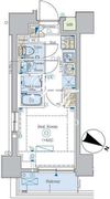 ＳＳ．ＦＬＡＴ北品川 203 間取り図