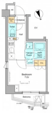 プラウドフラット清澄白河2 103 間取り図