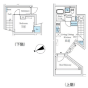 フィーカ代々木上原 101 間取り図