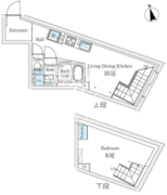 フィーカ代々木上原 202 間取り図