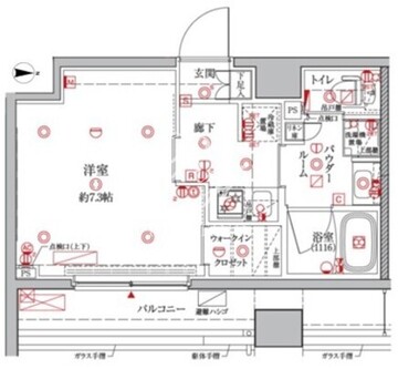 クレイシア森下ステーションサイト 606 間取り図