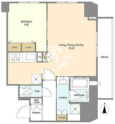 ジェノヴィア浅草橋2スカイガーデン 803 間取り図