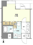 ジェノヴィア浅草橋2スカイガーデン 1301 間取り図