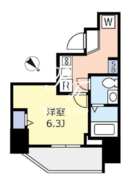 ドゥーエ千駄木 702 間取り図