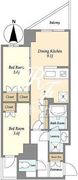 ミュプレ池上 506 間取り図