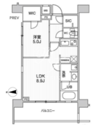 ステージグランデ錦糸町2 1102 間取り図