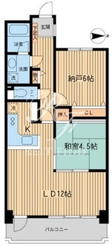 芝公園アパートメント 704 間取り図