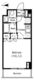 パークキューブ四谷三丁目 306 間取り図