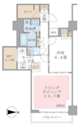 ブリリアイスト東雲キャナルコート 729 間取り図