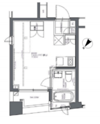 BPRレジデンス人形町 304 間取り図