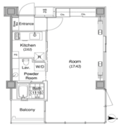 エルスタンザ代官山 1001 間取り図