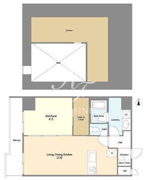 ザ・グローヴ浅草 1004 間取り図