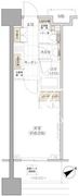 パークハビオ西新宿 1304 間取り図