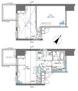 ズーム目黒 403 間取り図 ?>