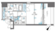 ズーム目黒 1002 間取り図