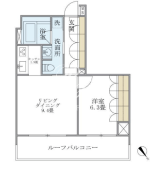 KDXレジデンス西原 405 間取り図