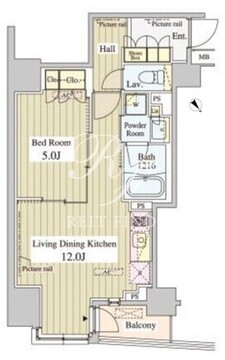 セレサ日本橋堀留町 804 間取り図