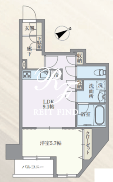 グランパセオ本郷三丁目 701 間取り図