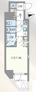 グランパセオ本郷三丁目 503 間取り図