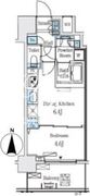 レジディア大手町北 1102 間取り図