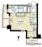 パークアクシス自由が丘テラス 314 間取り図