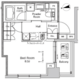 プラウドフラット門前仲町5 908 間取り図